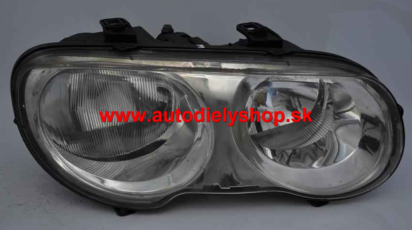 Rover 25 4/00-10/04 predné svetlo H1+H7 pravé,strieborné