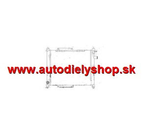 Rover 400 5/95-3/00 chladič vody 1.6-1.8-2.Oi