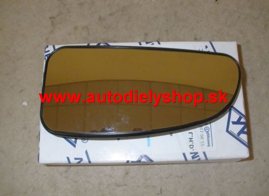  Citroen Jumper 1/02-8/06 sklo zrkadla pravé,malé spodné vyhrievané. 	