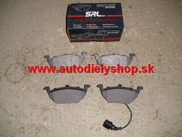  Audi A3 9/00-5/03 predné platničky Sada  