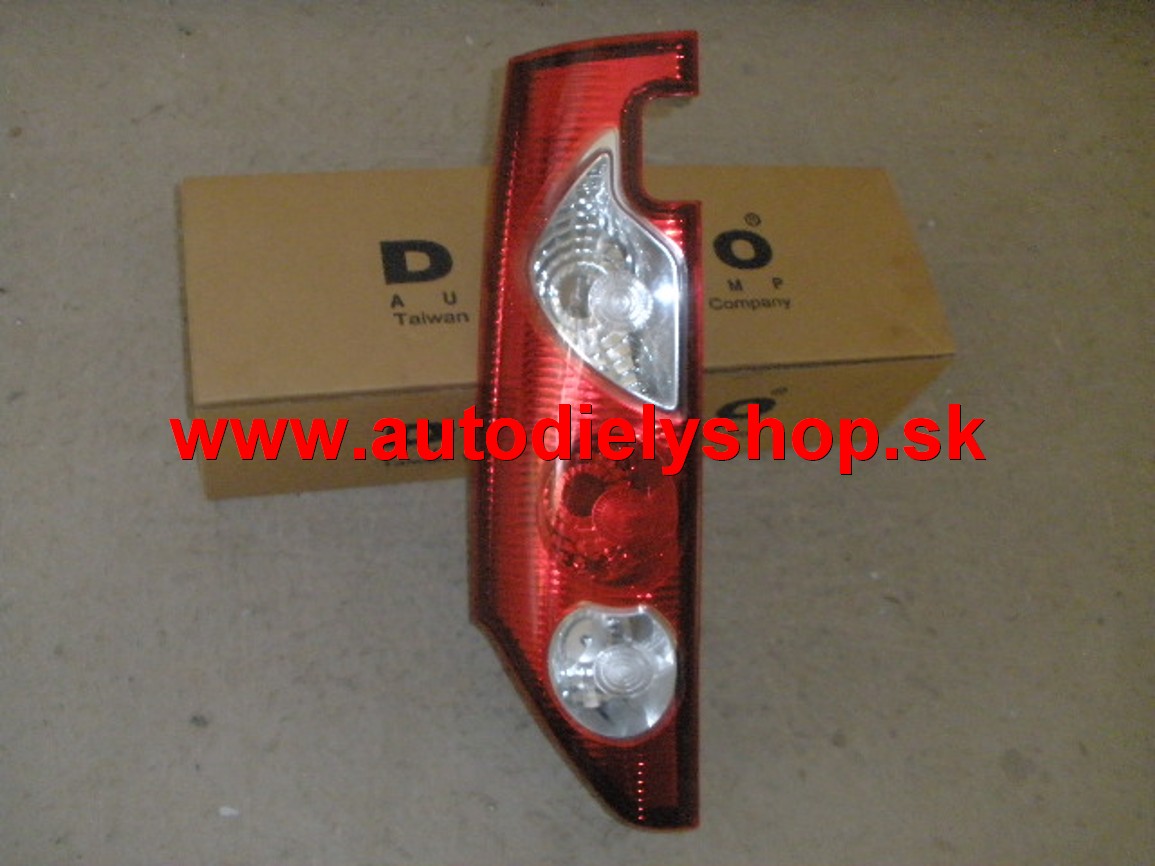 Renault KANGOO 2/08- zadné svetlo ľavé na (2krídlove dvere)