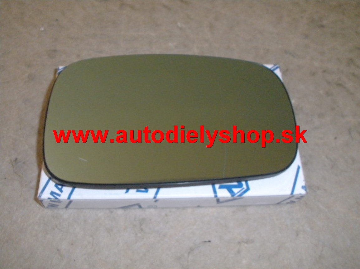 Renault LAGUNA 4/05-7/07 sklo zrkadla ľavé,vyhrievané.