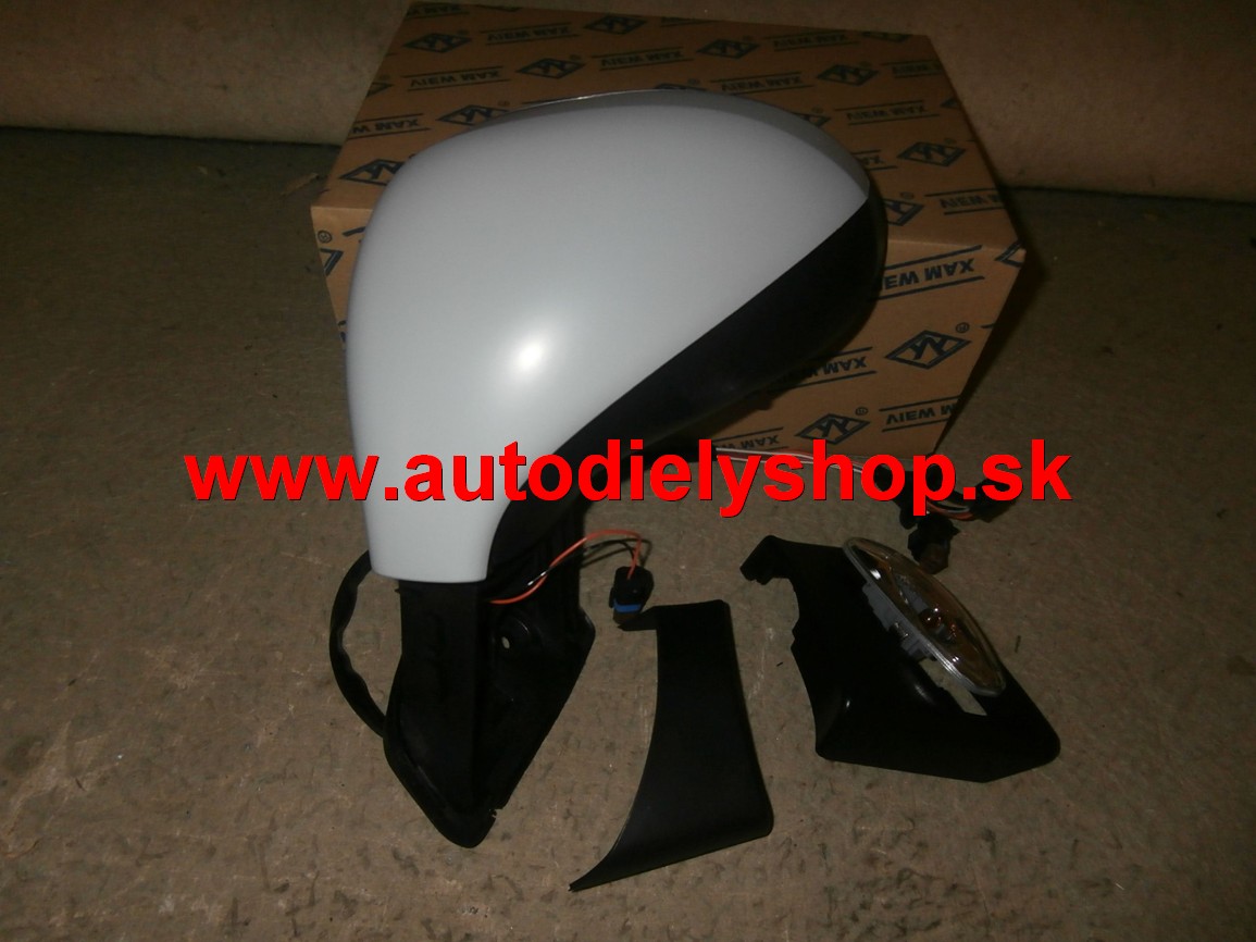 Peugeot 207 5/06- elektrické spätné ľavé,sklopné.