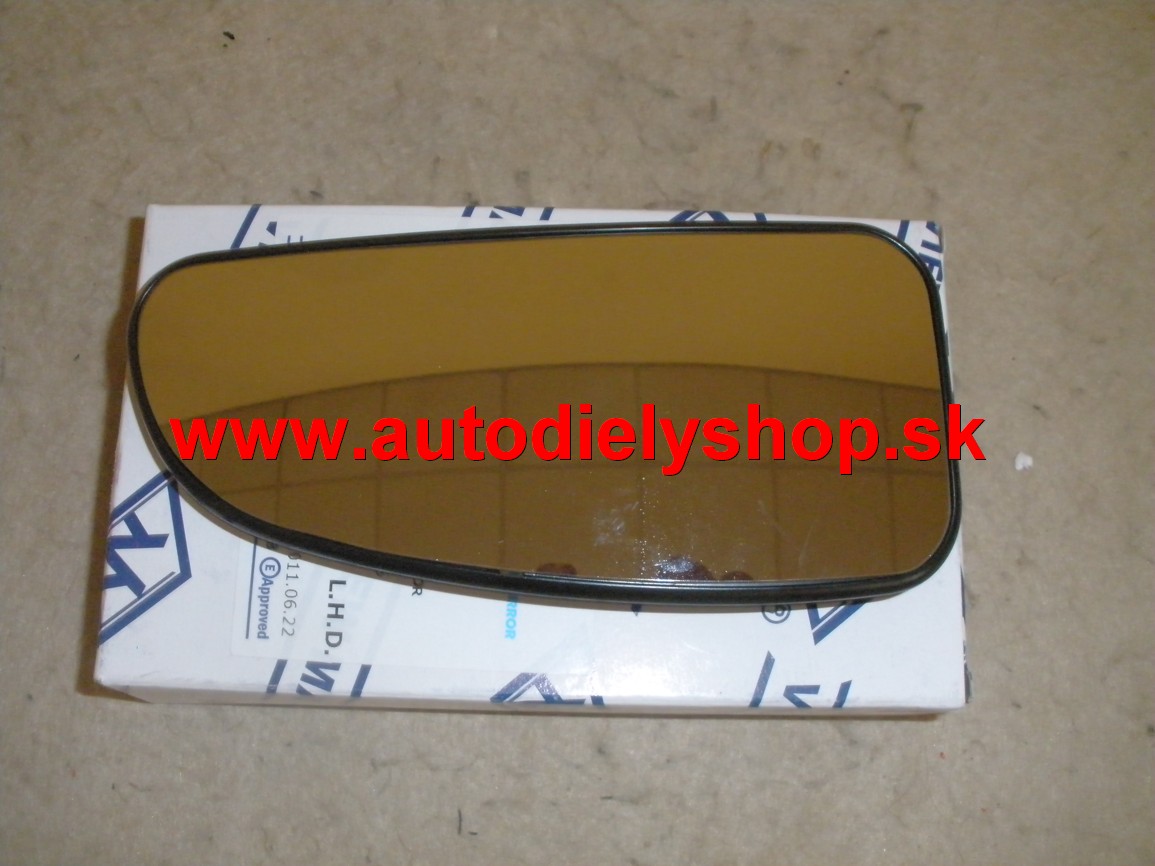 Fiat Ducato 1/02-9/06 sklo zrkadla ľavé,malé spodné ,vyhrievané