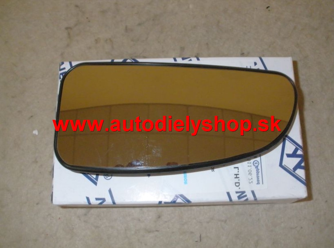 Fiat Ducato 1/02-9/06 sklo zrkadla pravé,malé spodné,vyhrievané	