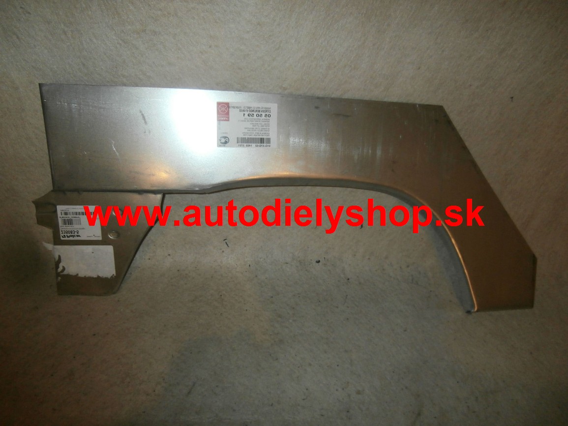 Peugeot Partner 96-12/02 zadný lem Lavý