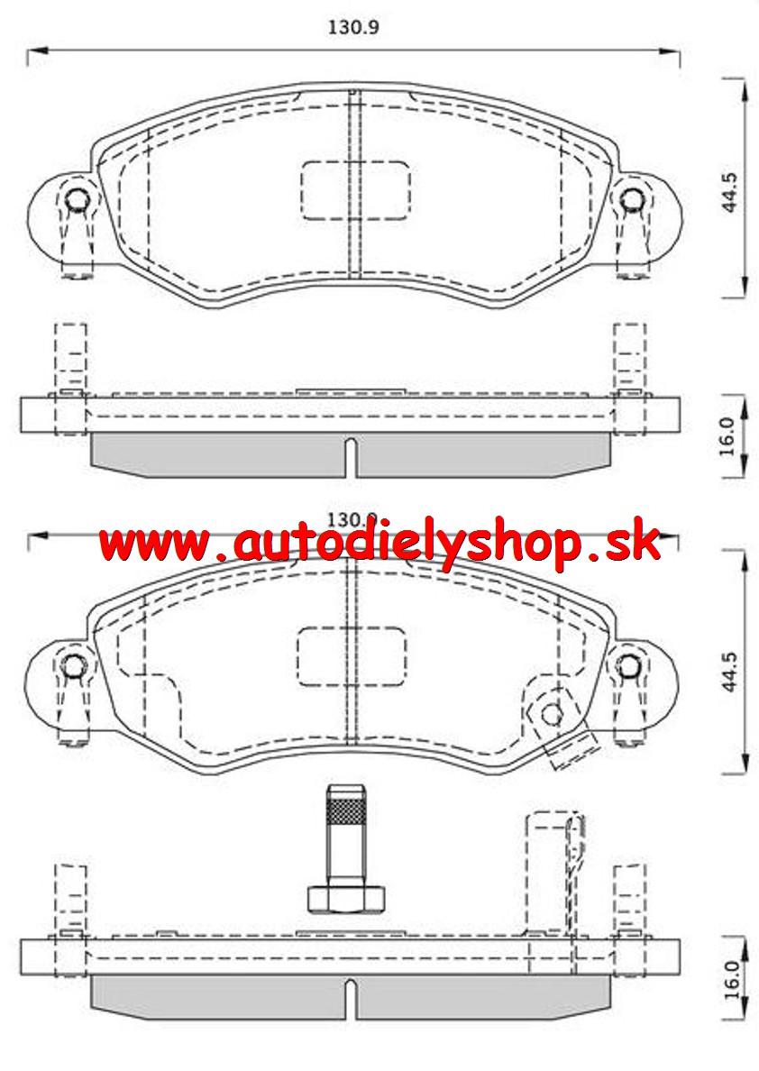 Suzuki WAGON R 7/00- predné platničky Sada L+P