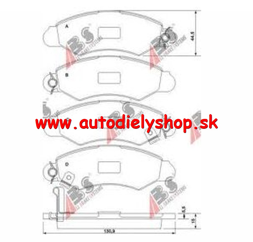 SUZUKI SWIFT 9/96-05 predné platničky