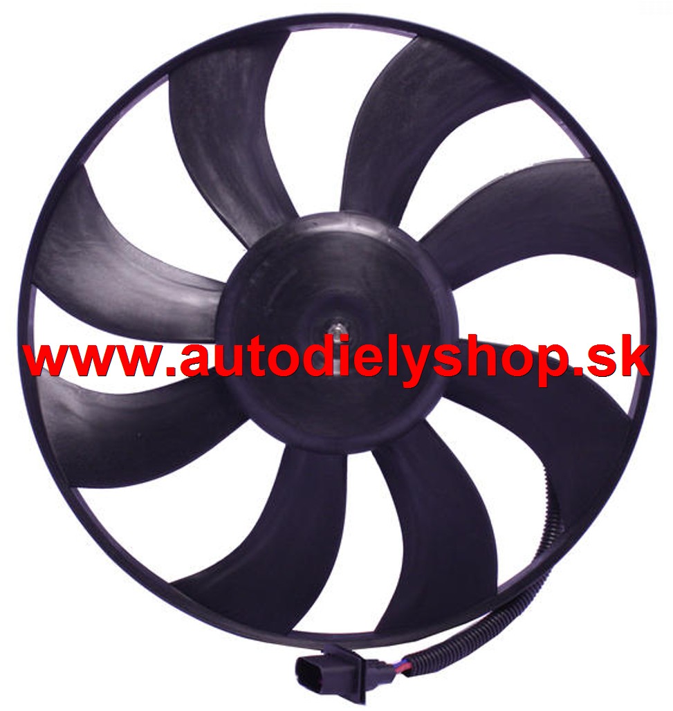 Škoda ROOMSTER 3/06- ventilátor chladičov 1,4TDi /390mm/100W/