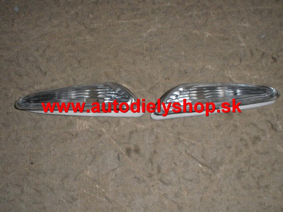  BMW 3 E46 9/01-3/05 bočné smerovky biele matné Sada L+P 
