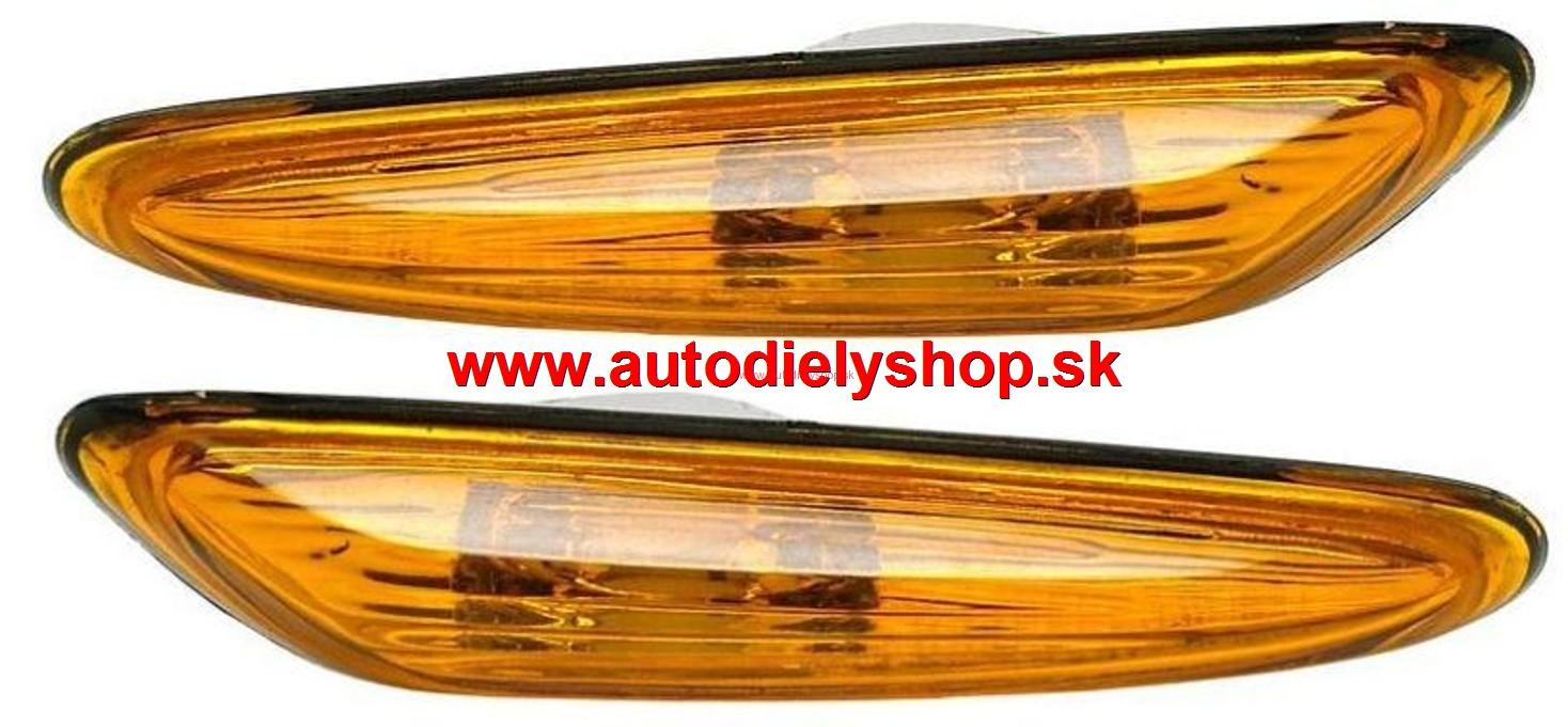  BMW 3 E46 9/01-3/05 bočné smerovky oranžové Sada L+P 