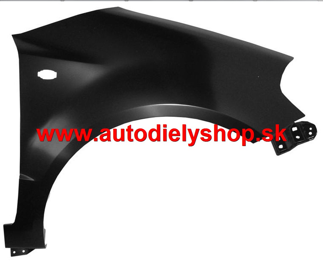Fiat SEDICI 3 3/2006- Blatník pravý bez otvorov na lišty