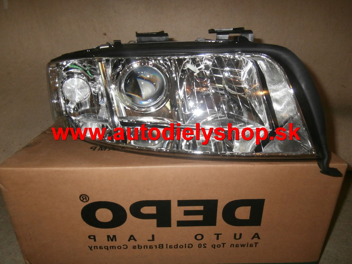  Audi A6 7/01-4/04 svetlo D2S+H7 Pravé,XENON / DEPO /