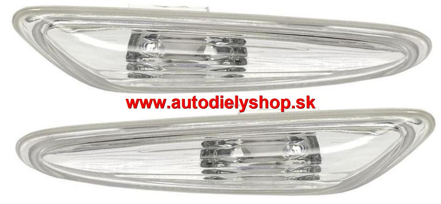 BMW 3 E90 1/05- bočné smerovky číre Sada L+P