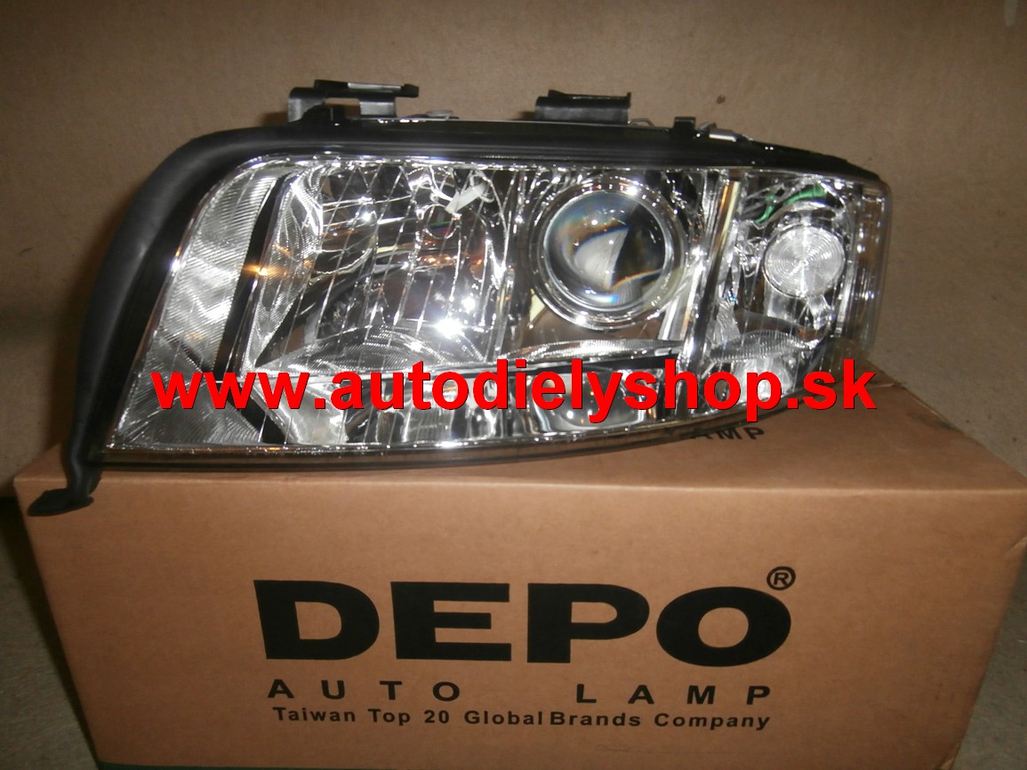  Audi A6 7/01-4/04 svetlo D2S+H7 ľavé,XENON / DEPO /