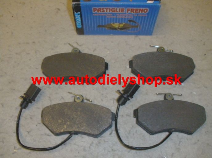 Audi A4 10/00-9/04 predné platničky sada 