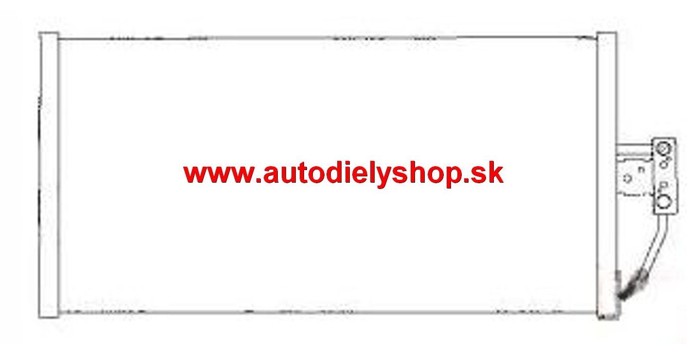 BMW 7 E38 9/94-9/01 chladič klimatizácie pre diesel 730d-740d
