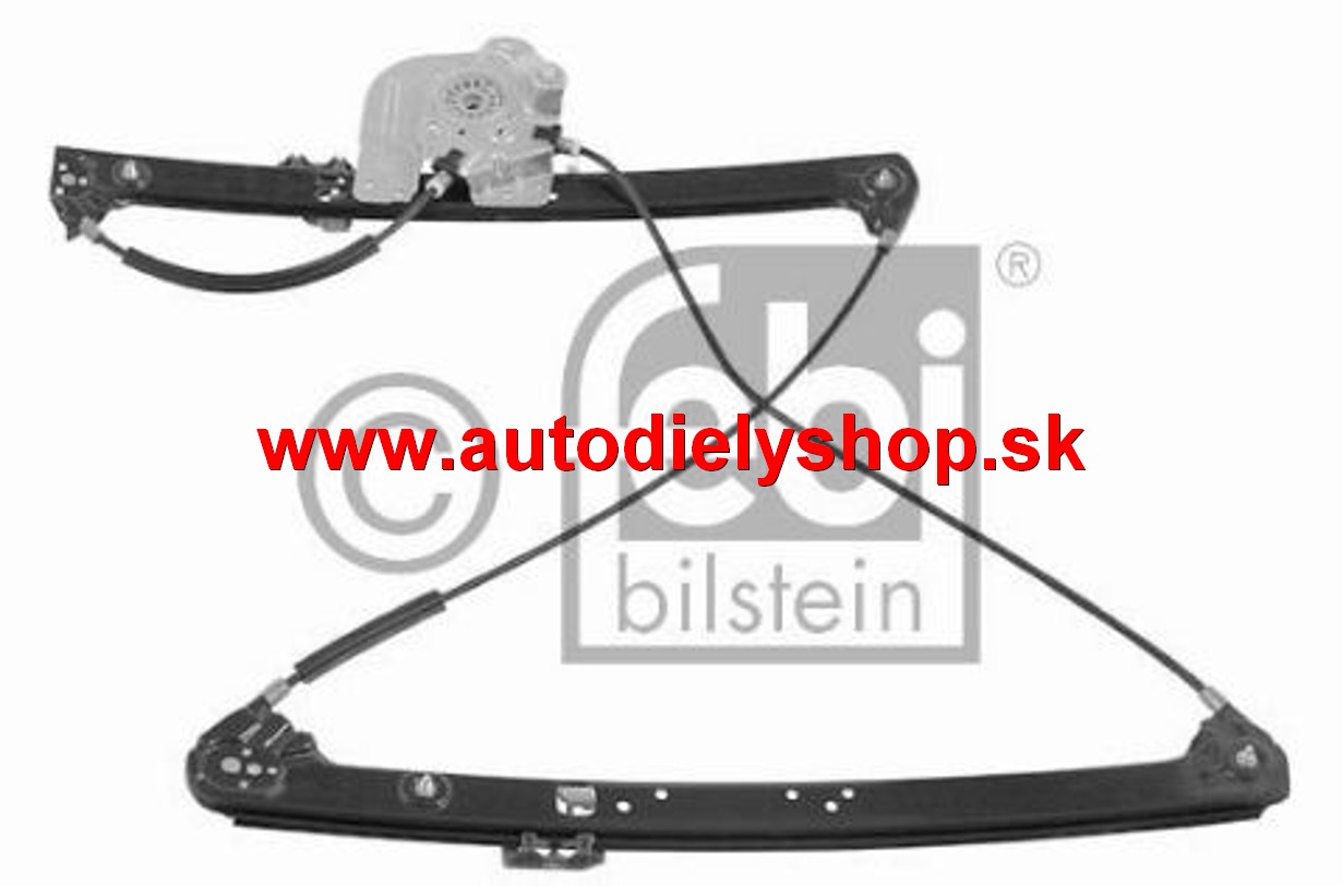  BMW X5 E53 1/00-12/03 elektrický sťahovací mechanizmus okna pravý, predný 