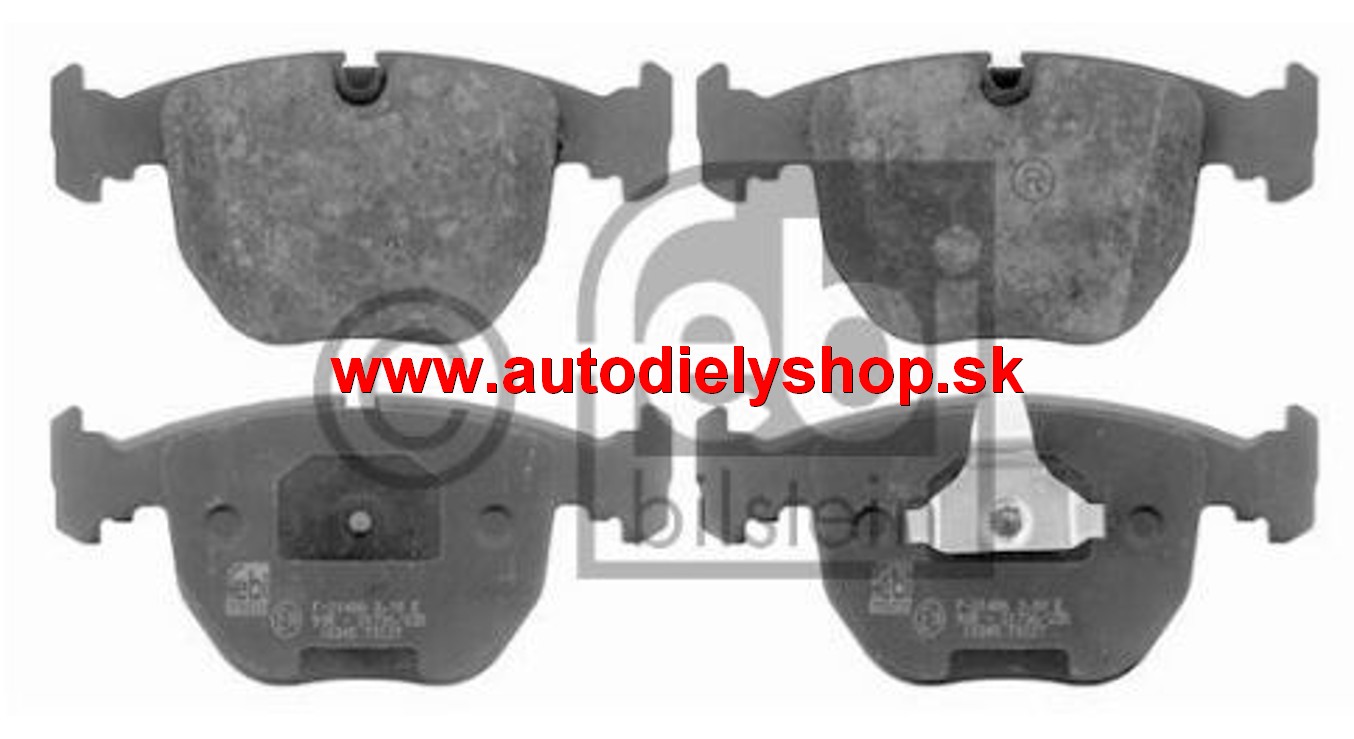 BMW X5 E53 1/04-2/07 predné platničky Sada 