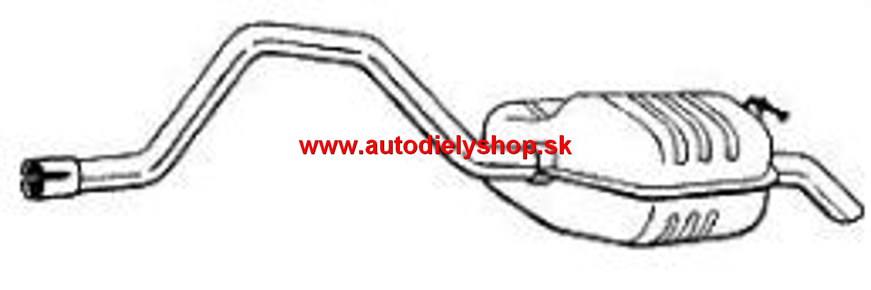 Ford MONDEO 3/93-9/96 koniec výfuku 1,8TD/65kw Kombi
