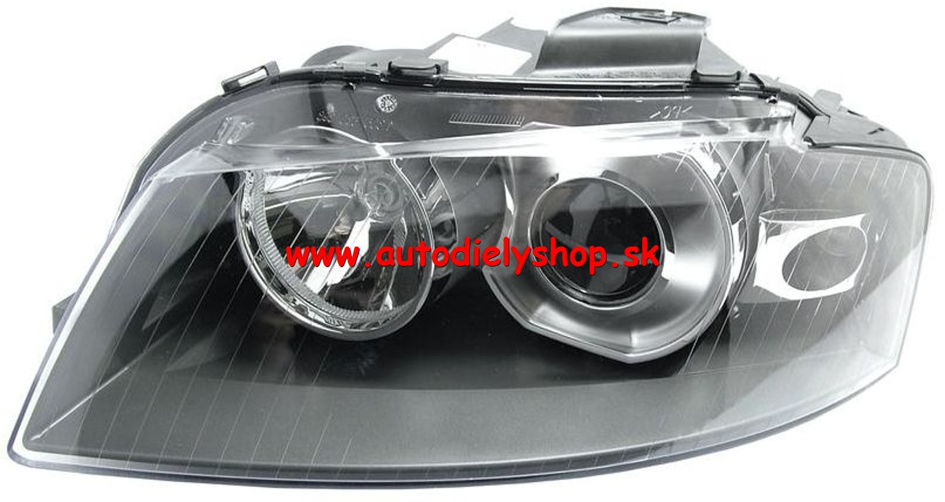 Audi A3 6/03- predné svetlo D2S+H7 ľavé 