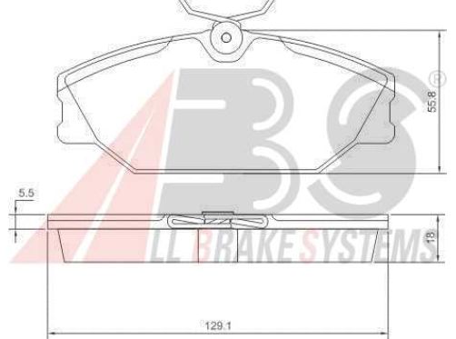  Renault Scenic 9/99-4/03 predné platničky 136,9mm / typ Bendix