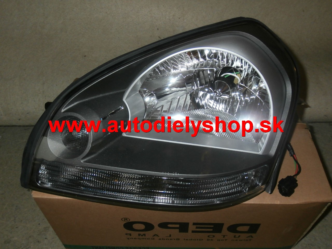 Hyundai TUCSON 04- predné svetlo H4, Lavé / DEPO / elektrické