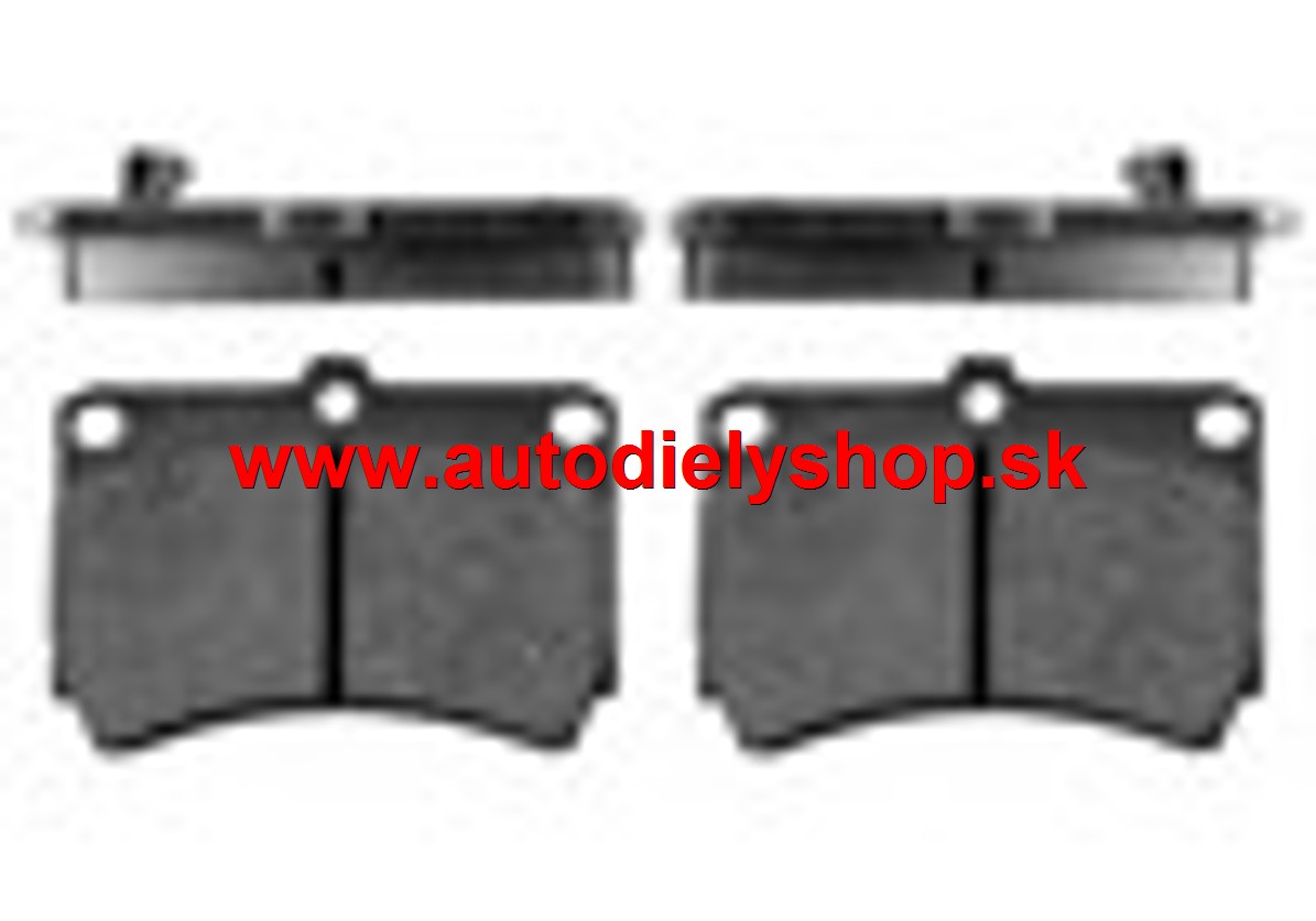 Mazda 323 SED 10/96- Predné brzdové platničky pre 1.5 16V/65kW