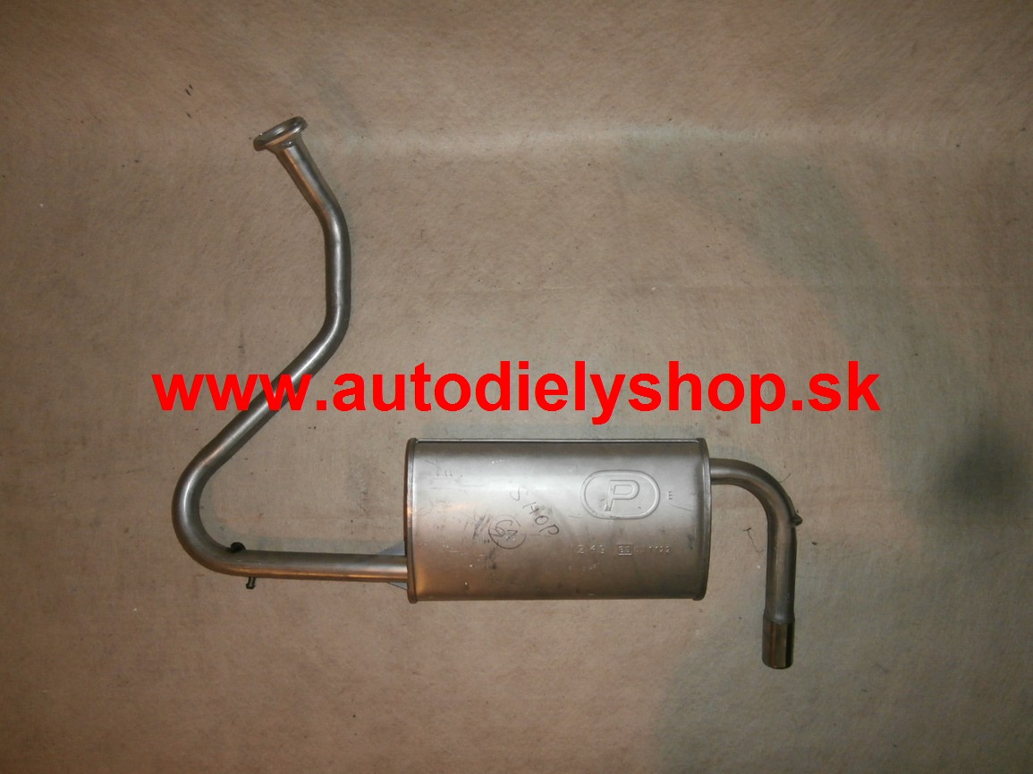 Mazda 323 SED 94-9/98 Zadný tlmič výfuku pre 1.5 16V/65kW /1,3 54Kw