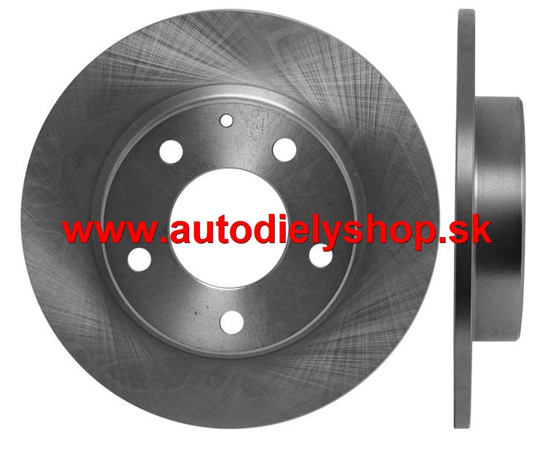Mazda 3 10/03- Zadné brzdové kotúče pre 1.6/77kW, sada L+P 