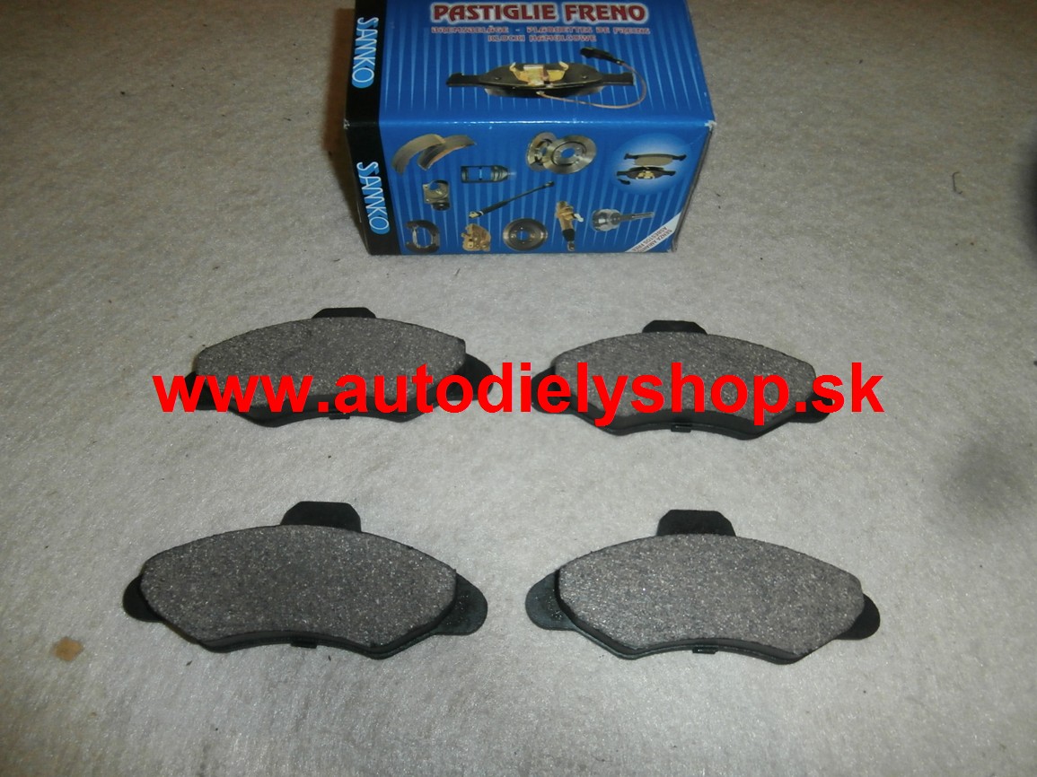 Ford Escort 95- predné platničky sada " Samko "