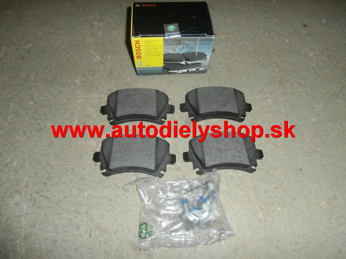  Audi A6 5/04- Zadné platničky /BOSCH/ Sada ,