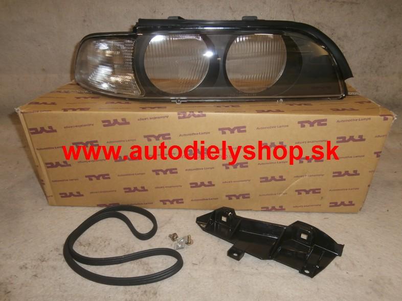  BMW 5 E39 95-8/00 sklo svetla Pravé 