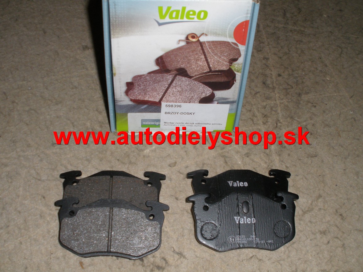 Citroen XSARA 7/97-8/00 zadné platničky Sada / VALEO /typ LUCAS