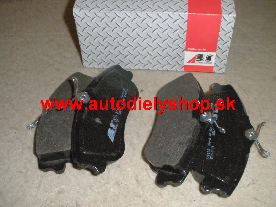  Citroen Picasso 99-1/04 predné platničky 1,6i-1,8i-2,0HDi 	