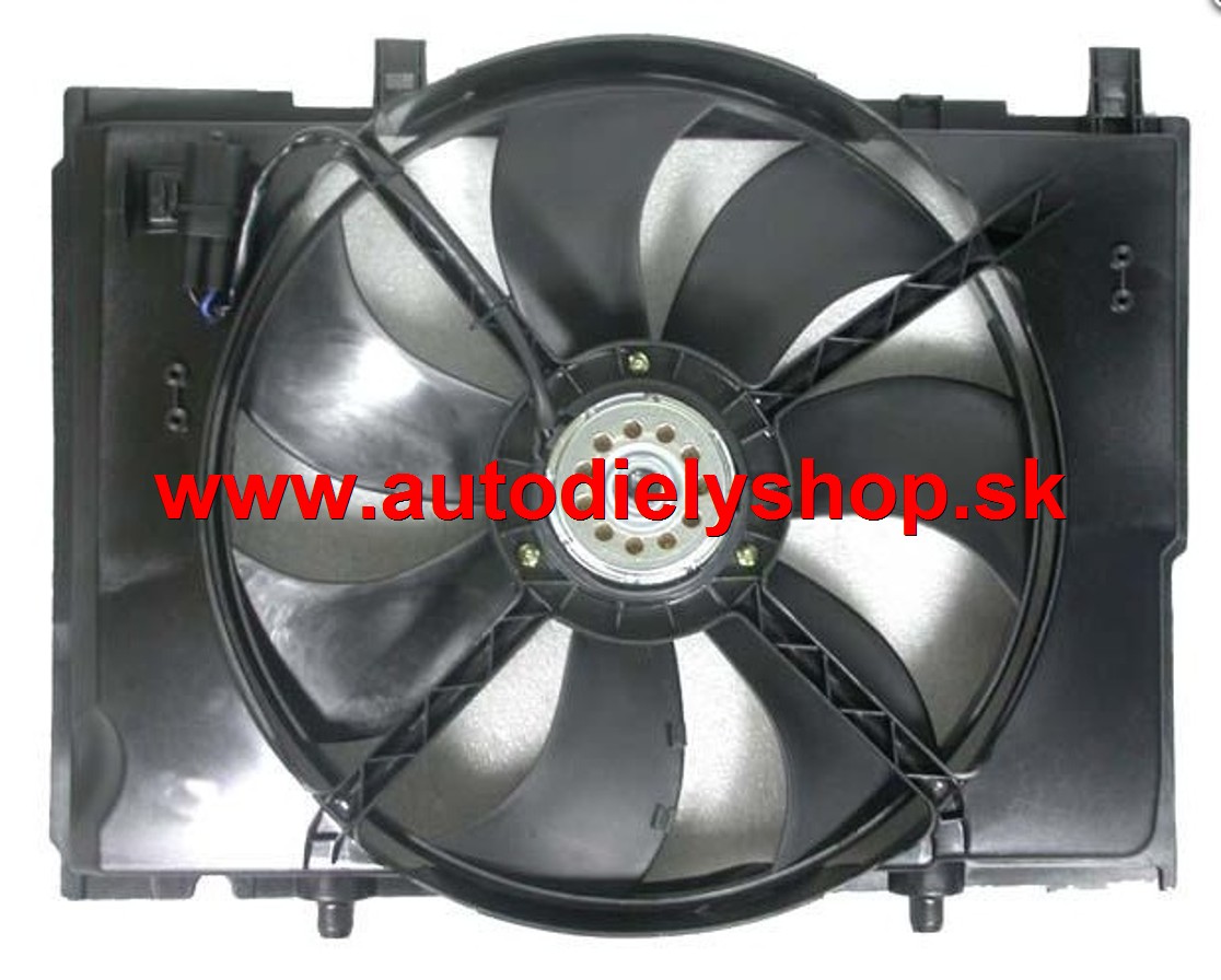 Mercedes SLK R170 4/96-4/04 Sahara chladiča motora, kompletná  pre 200/100kW