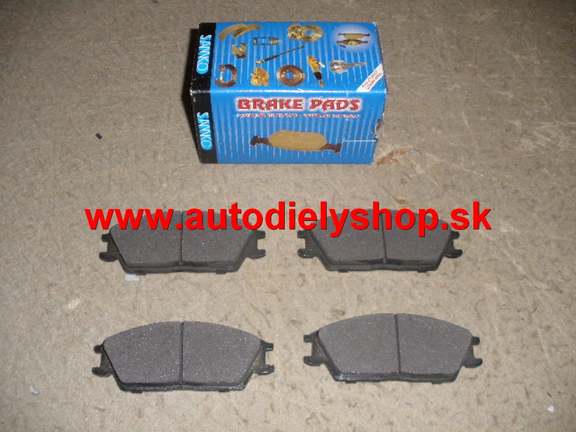  Hyundai ACCENT 4, 5dv. 95-12/99 Predné platničky sada /SAMKO/
