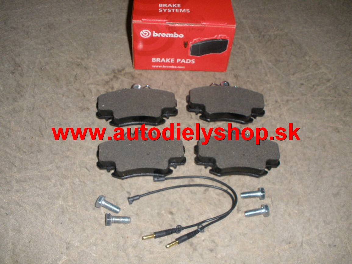  Dacia LOGAN 04- predné platničky sada  /BREMBO/