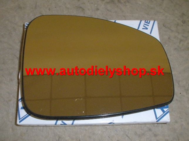 Renault MÉGANE III 11/08- sklo zrkadla pravé,vyhrievané 