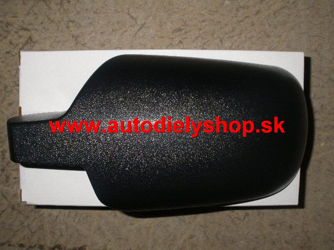 Ford Fiesta 04/2002-10/05 kryt spätného zrkadla ľavý čierny.