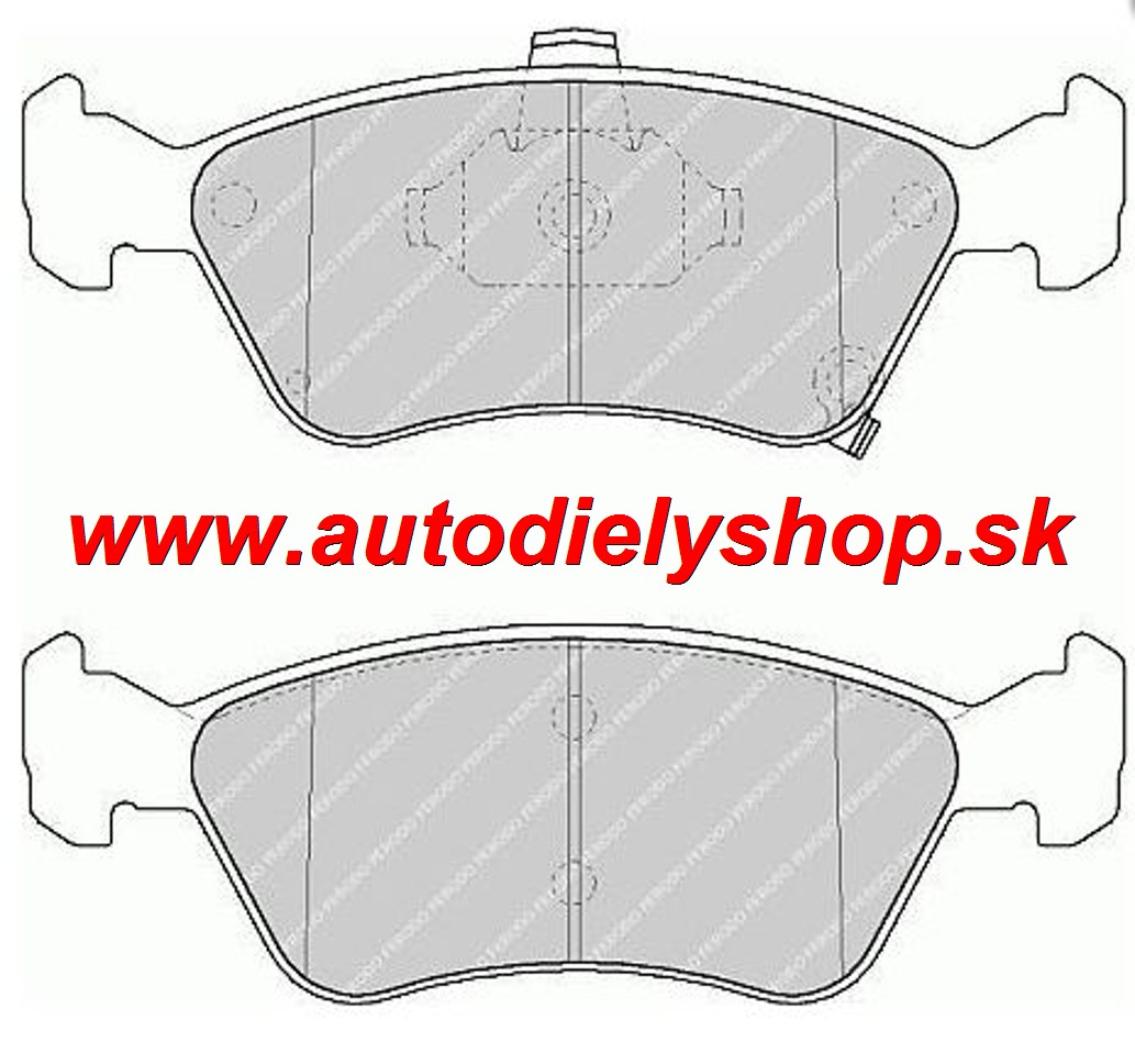 Toyota AVENSIS 10/00-5/03 Predné platničky sada