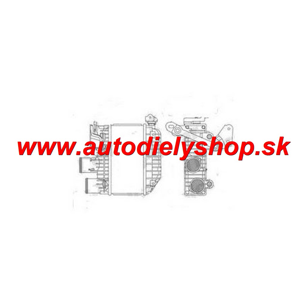 Toyota AVENSIS 10/00-5/03 Chladič vzduchu /INTERCOOLER