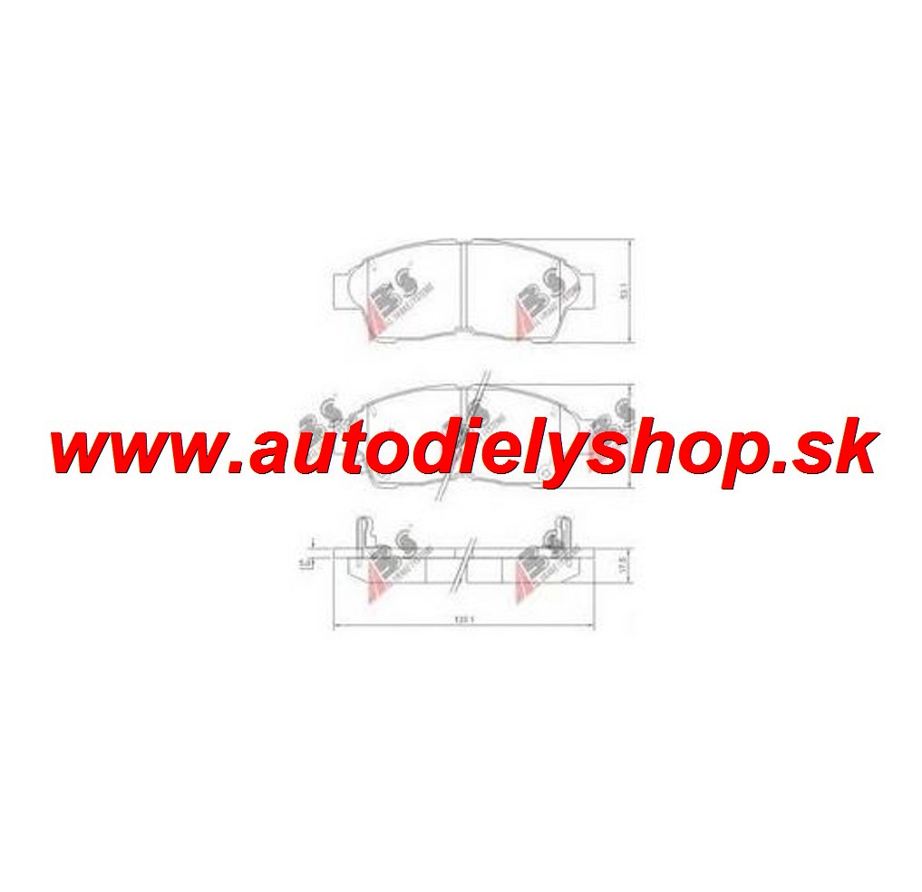 Toyota COROLLA 7/97-1/00predné platničky Sada L+P