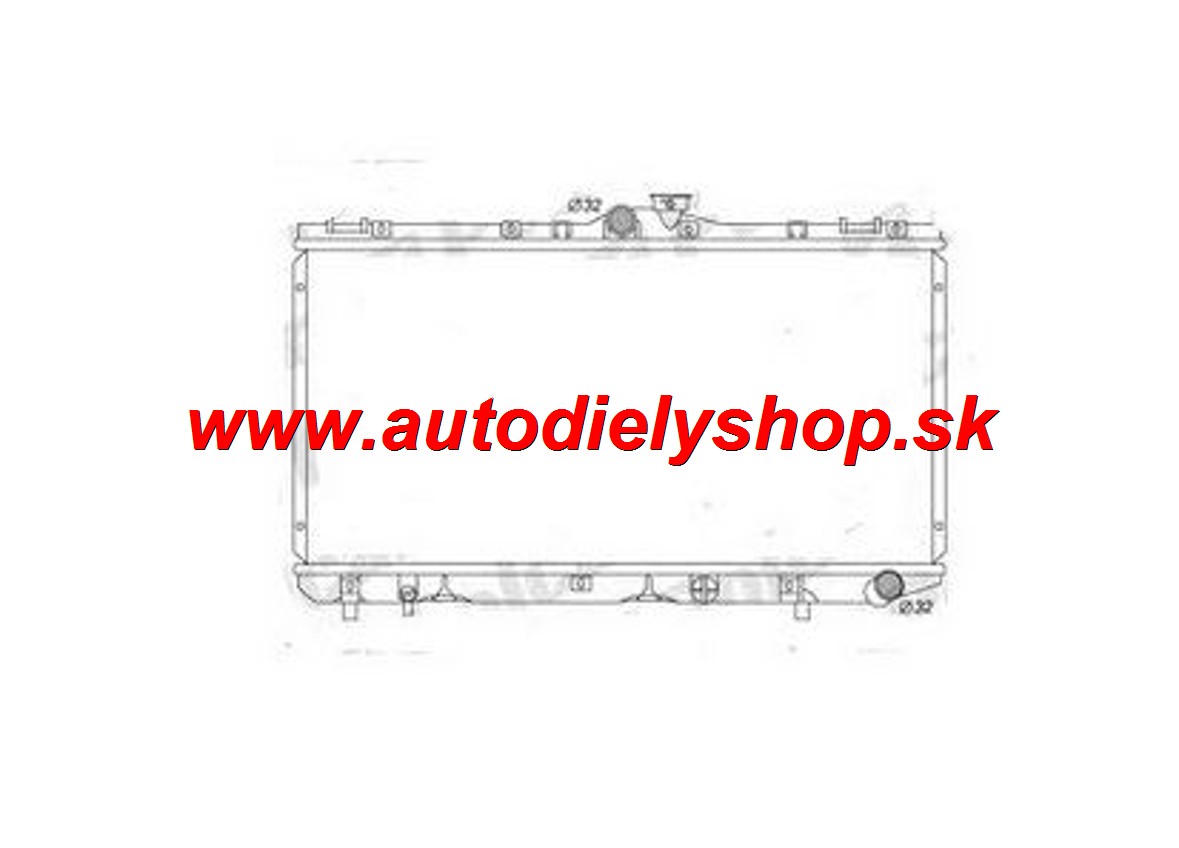 Toyota COROLLA 7/97-1/00 Chladič vodný 2.0 D /typ/ DENSO