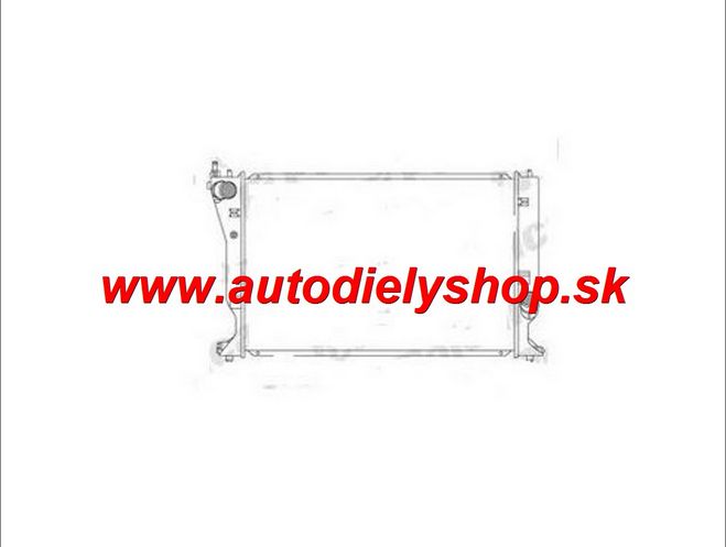 Toyota COROLLA 3/5dv 7/04- Chladič vodný / 2.0 D4D /typ DENSO