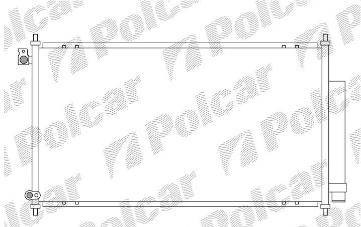 HONDA ACCORD 03-2006- Chladič klimatizácie /2,0-2,4I/