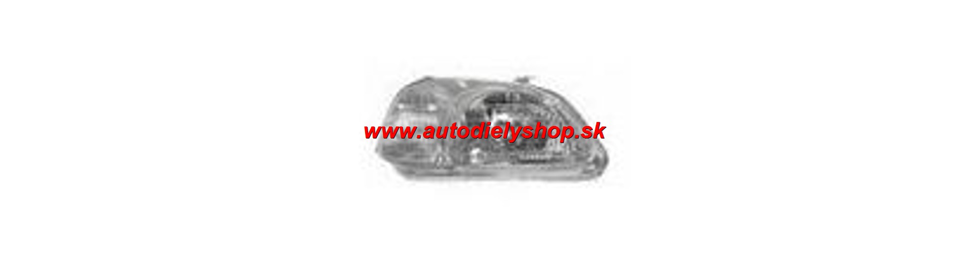 HONDA CIVIC 10/95-12/98- Predné svetlo lavé