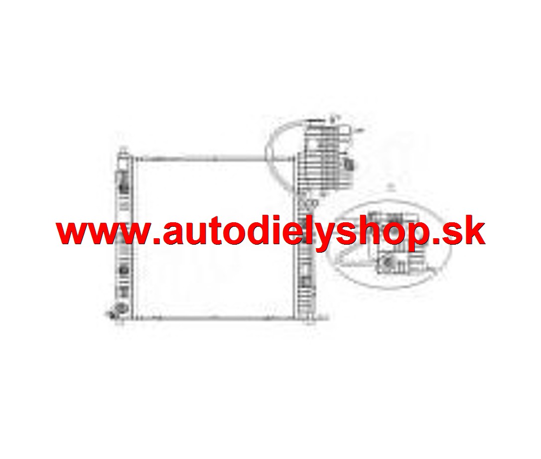 Mercedes Vito 96-99 chladič vody