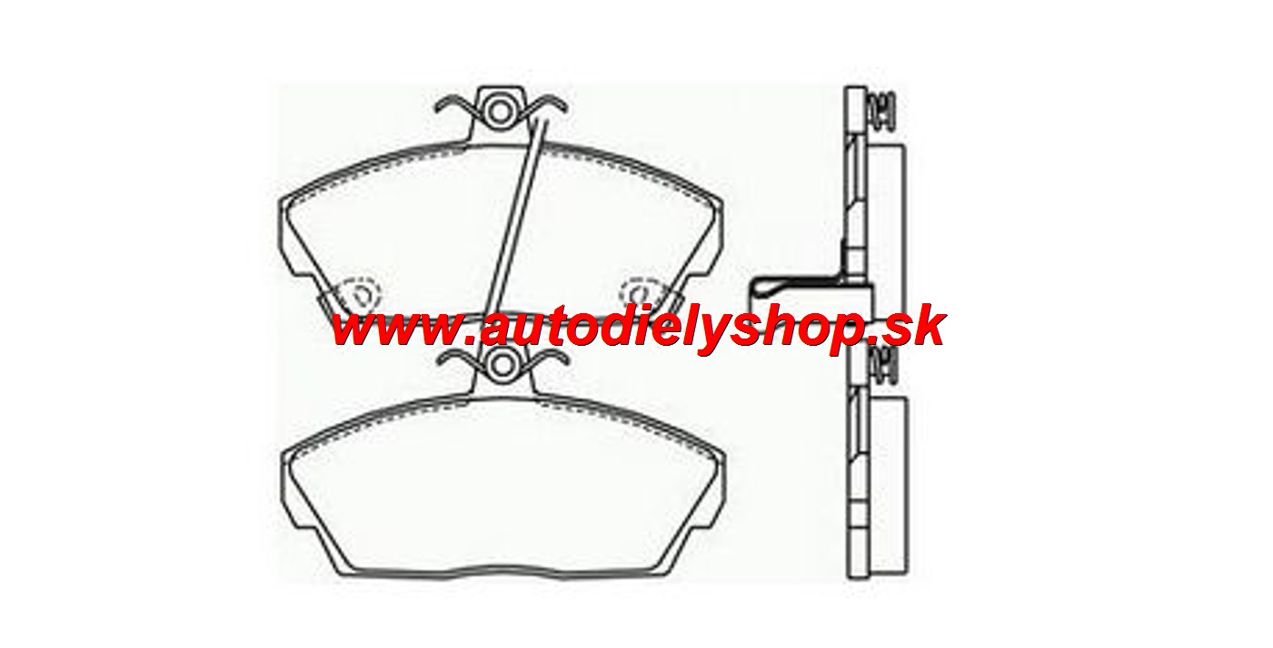HONDA CIVIC 3/01-10/03- Predné platničky SADA /DELPHI/