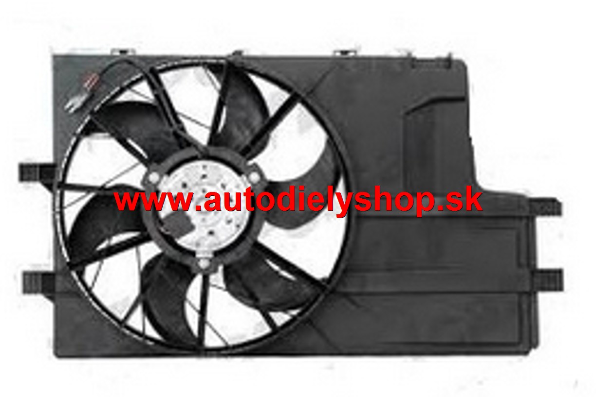 Mercedes A 97-8/04 ventilátor chladičou 1,4i-1,6i-1,7CDi s AC